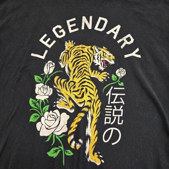 Legendary Japanese Brand Tiger T-shirt Men's Size L Fruit of the Loom Y2K - Picture 2 of 7
